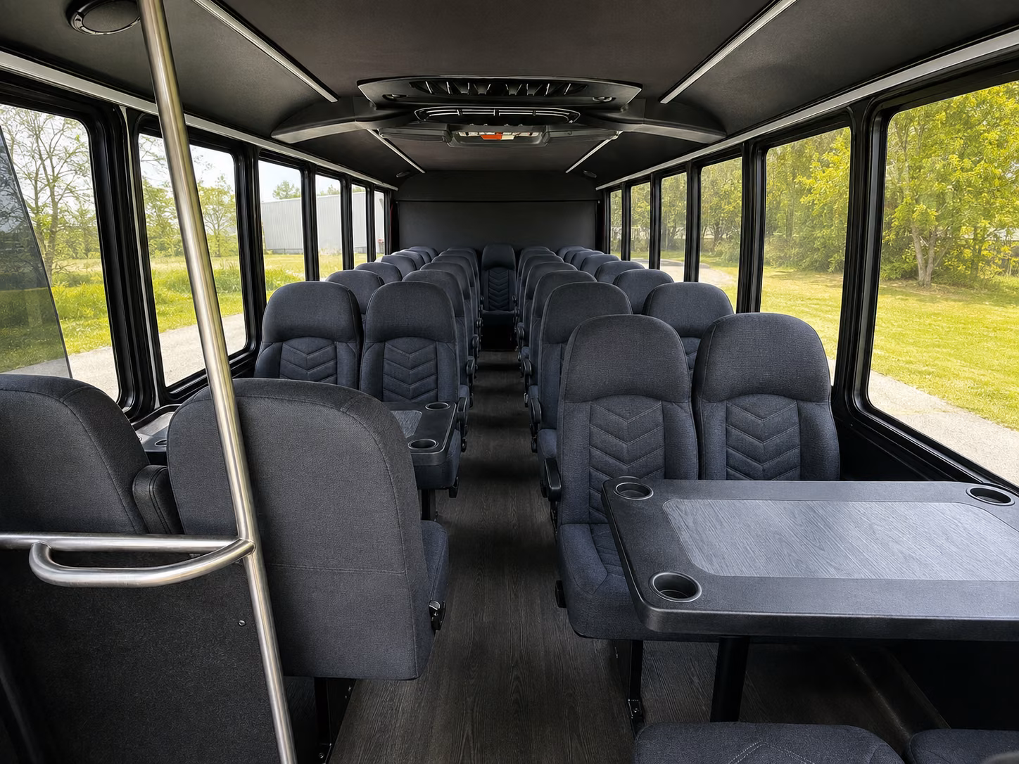 north richland hills 15 passenger minibus inside