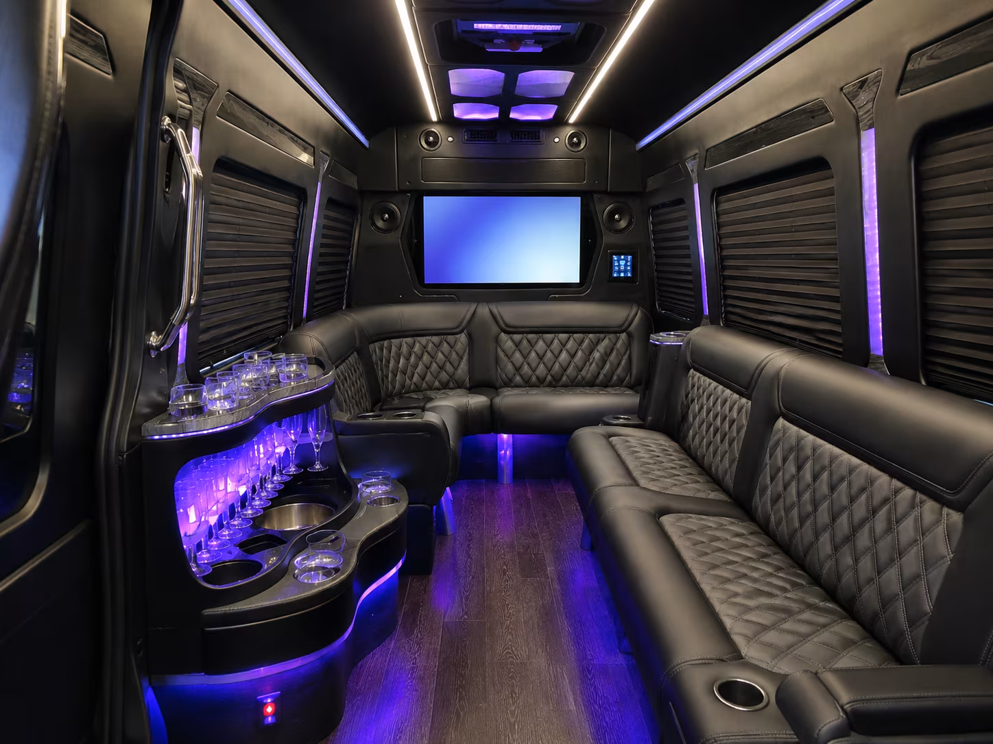 north richland hills sprinter limousine inside