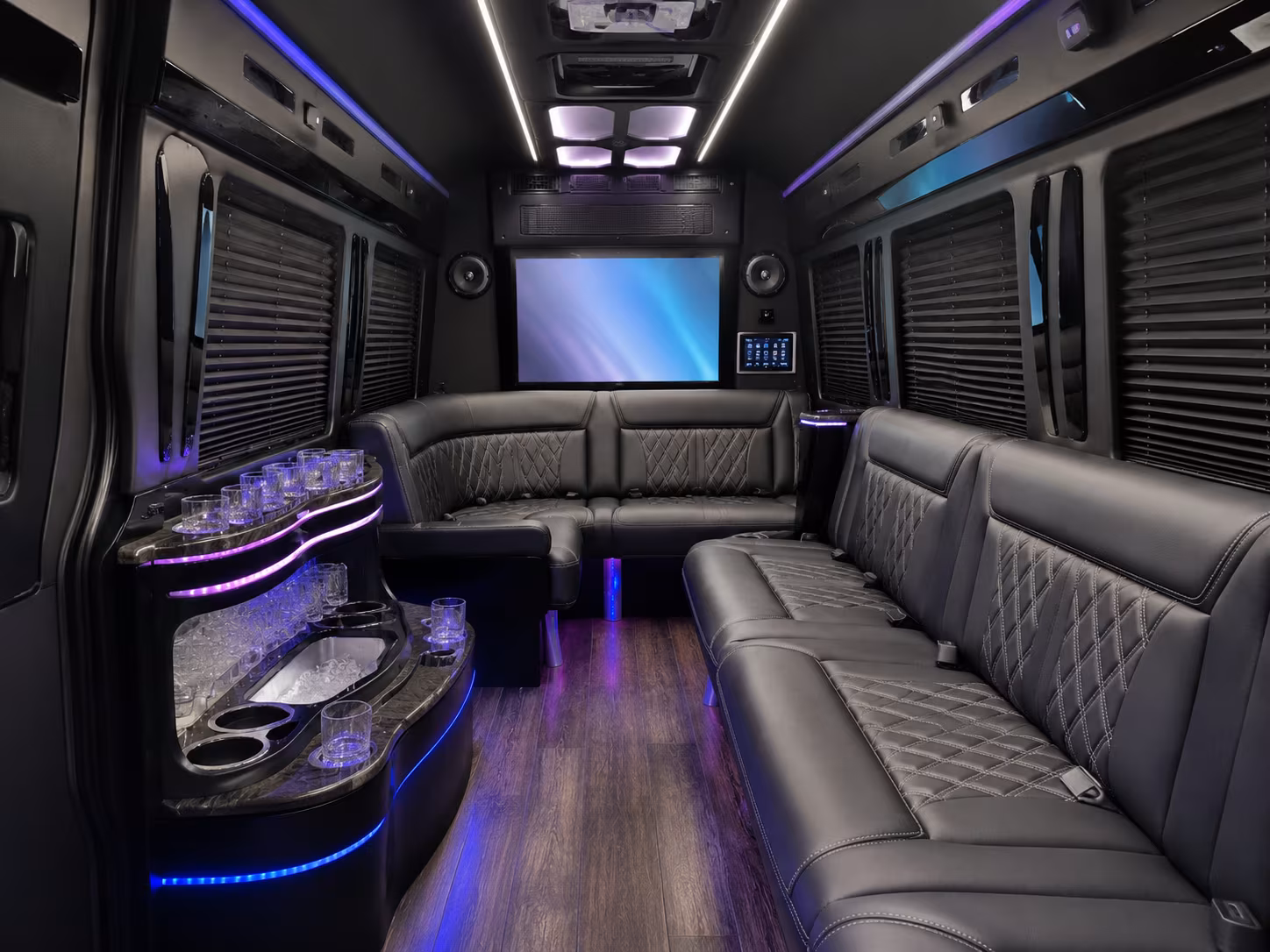 north richland hills sprinter limousine interior